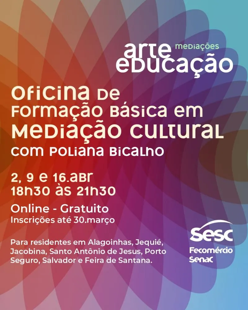 Oficina de Formação Básica em Mediação Cultural