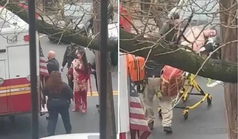 Homem ataca sobrinhas com faca no Brooklyn e é baleado pela polícia