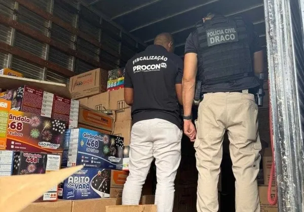 Operação em Chamas: Procon-BA e Polícia Civil combatem comércio irregular de fogos de artifício em Alagoinhas, Feira de Santana e Serrinha