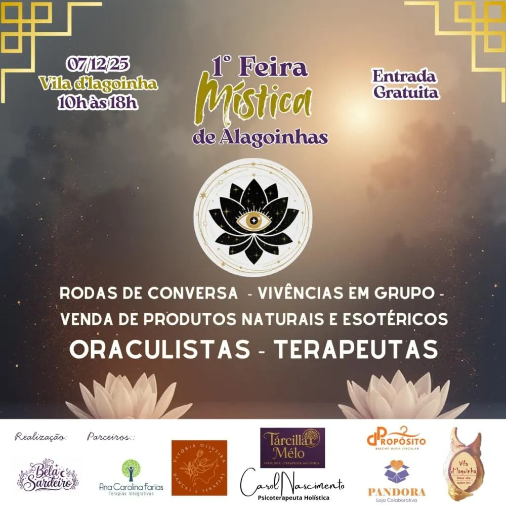 Alagoinhas realiza sua 1ª Feira Mística com programação voltada ao bem-estar e espiritualidade